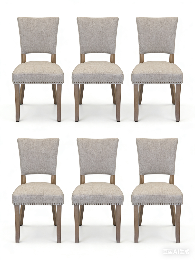 Package 6 $149 Ea/ Maya Dining Chair Dark Beige
