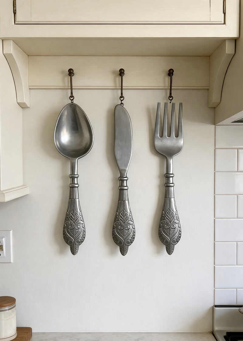 Wall Art- Spoon/Knife/Folk S/3