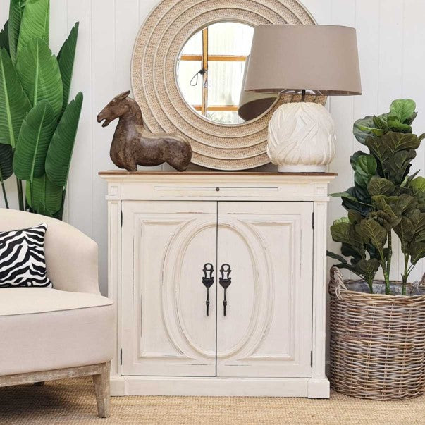 Rivages French Provincial SideBoard  1000mm White