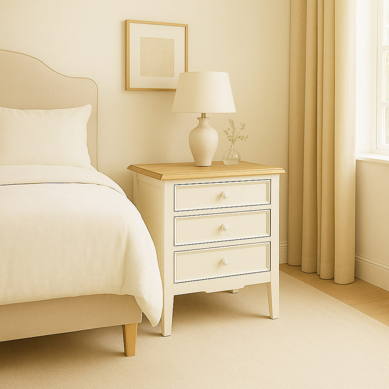 Peninsula Bedside - Light Beige