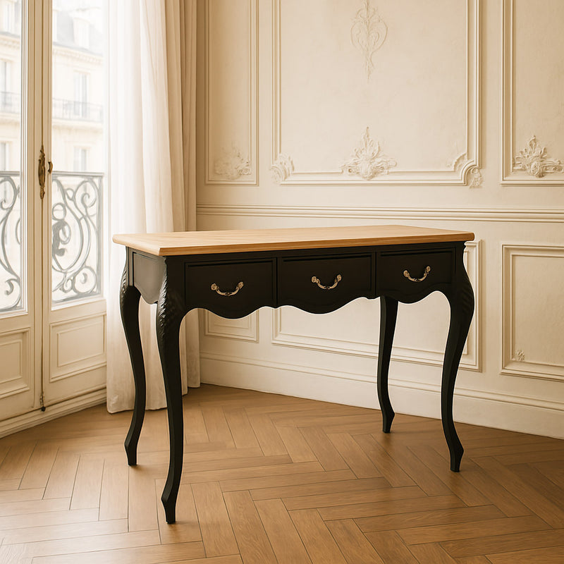 Recoco Antique Black Desk