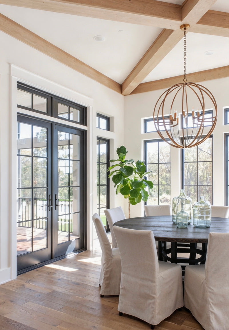 1.5M Round Dining Table Black