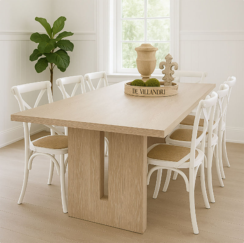 2.2M OAK Dining Table