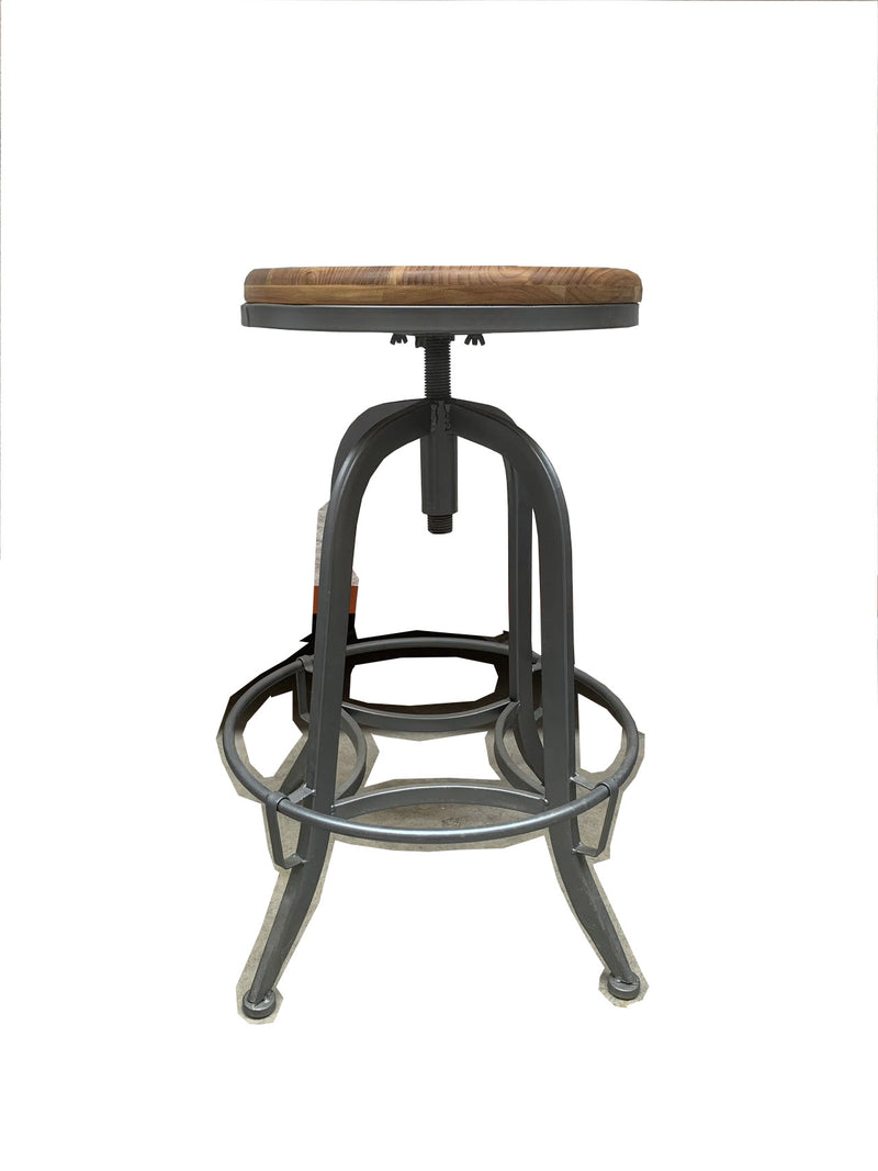Industrial Loft Wood Iron Barstool 3 in a Pack