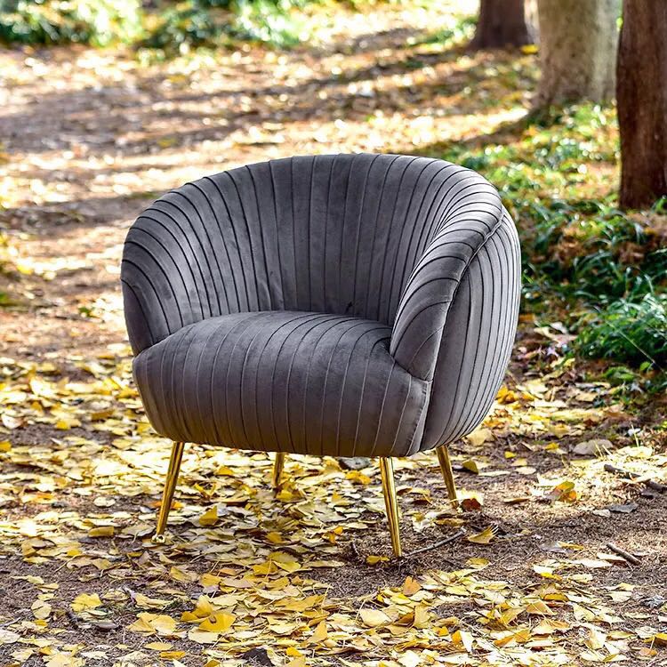 Perugia Modern Classic Armchair Grey