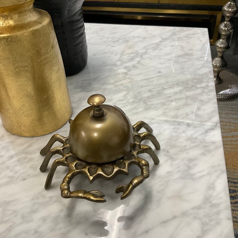Gold Aluminium Crab Bell