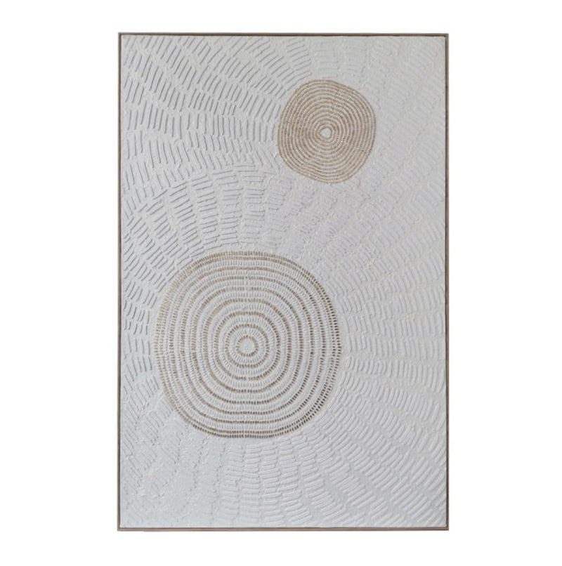 Art Canvas Abstract 3 80x120cm White