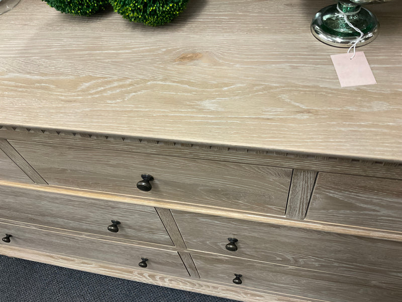 Maison French Country Oak Chest of Drawer (Low Boy)- Light Oak