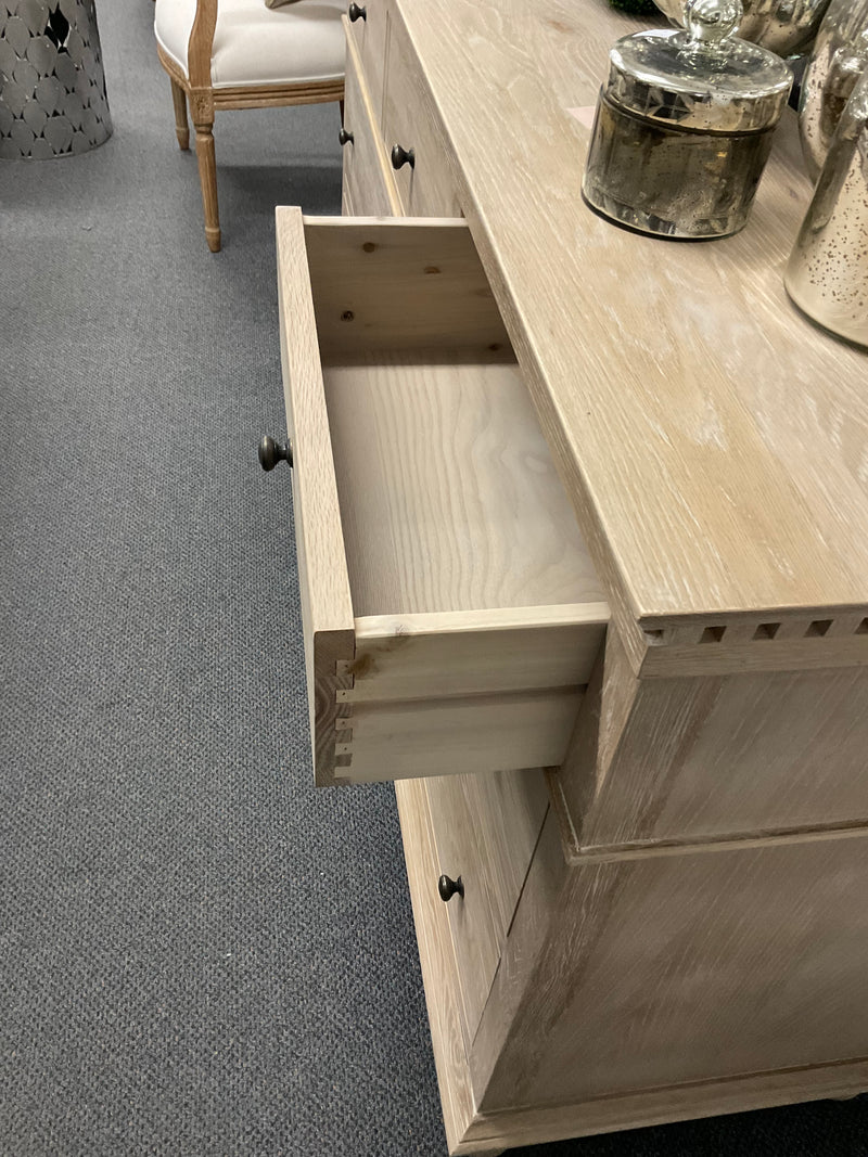 Maison French Country Oak Chest of Drawer (Low Boy)- Light Oak