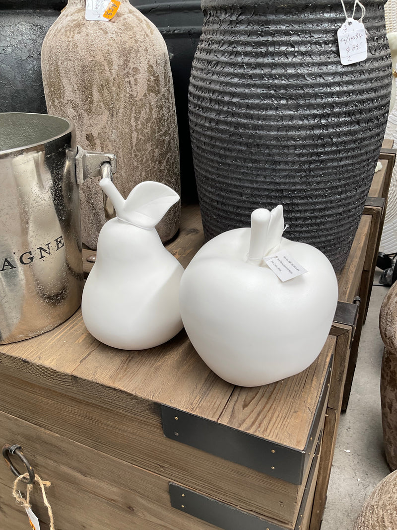 Porcelain Apple White