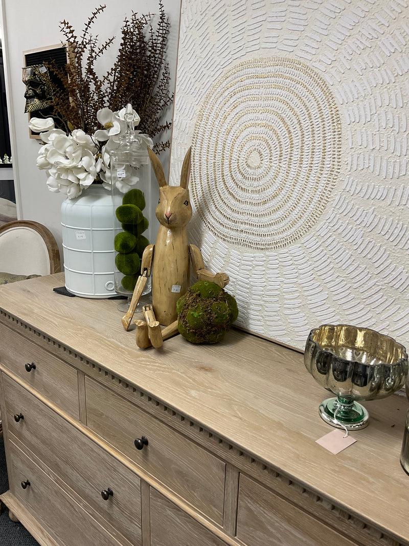 Maison French Country Oak Chest of Drawer (Low Boy)- Light Oak