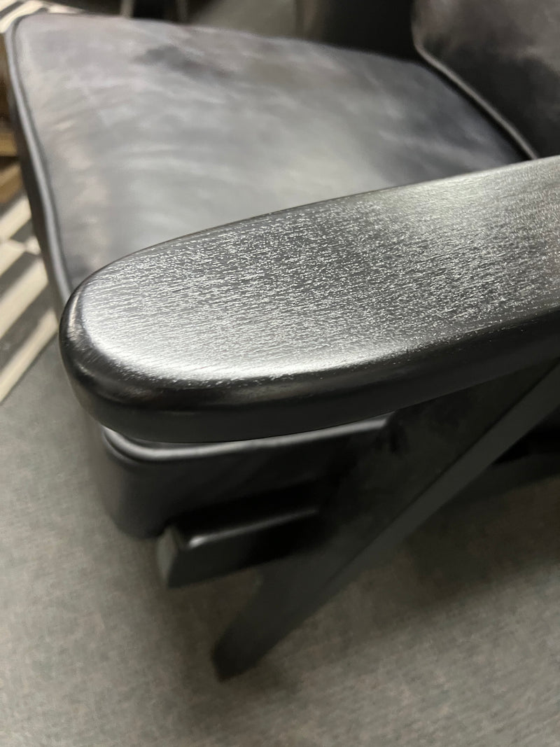 Leather  Relax Chair- black