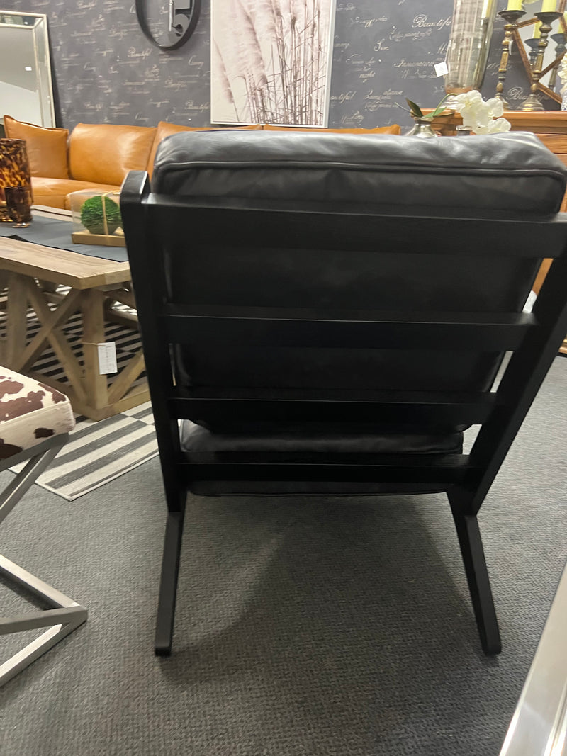 Leather  Relax Chair- black