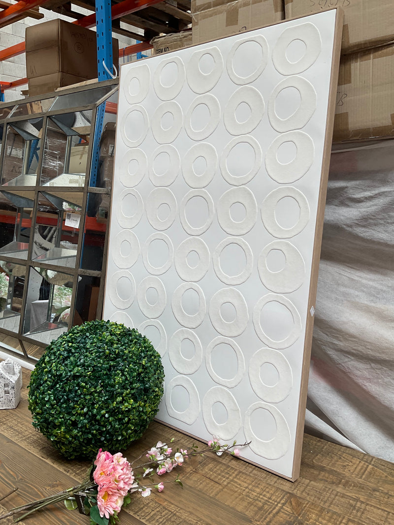 Art Canvas Abstract 1 80x120cm White