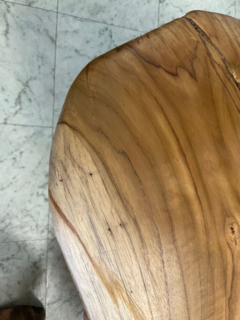 Solid Teak Mushroom Decor Set/3