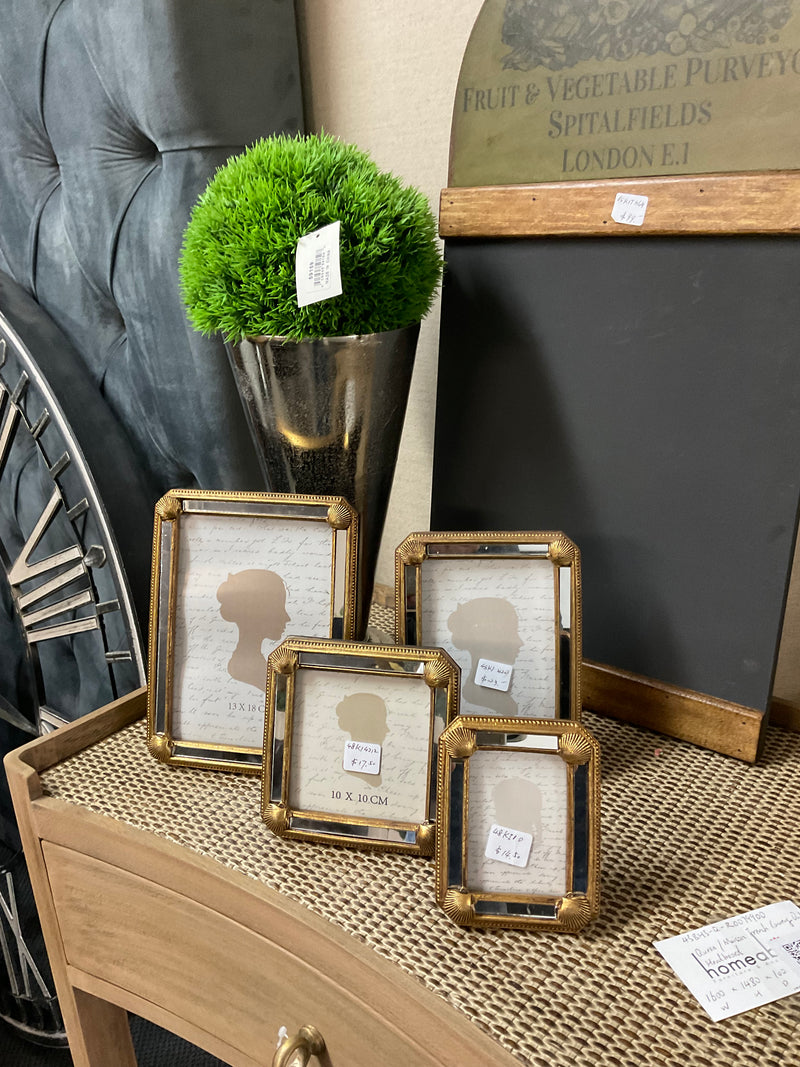Ella ORNATE 4x6 PHOTO FRAME  Gold Medium