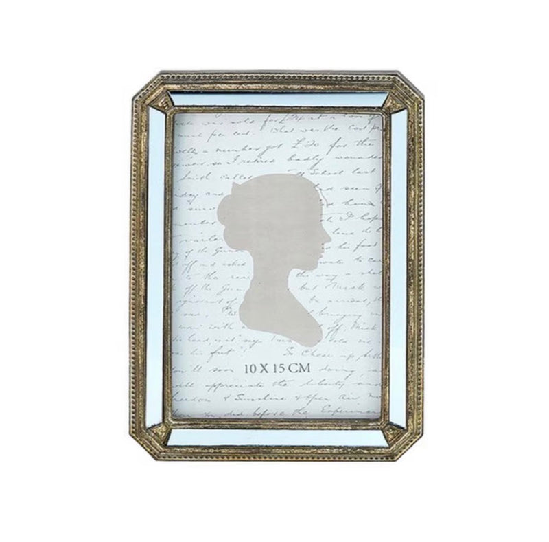 Ella ORNATE 4x6 PHOTO FRAME  Antique Gold Medium