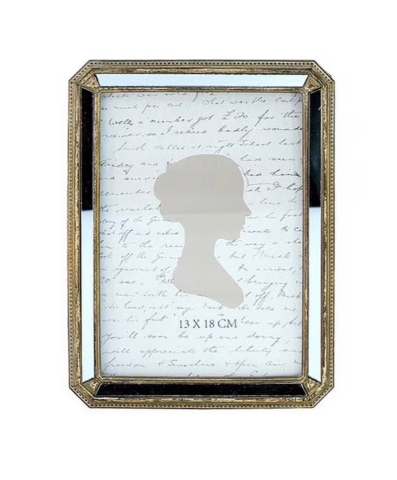 Ella ORNATE 5x7 PHOTO FRAME Antique Antique  Gold Large