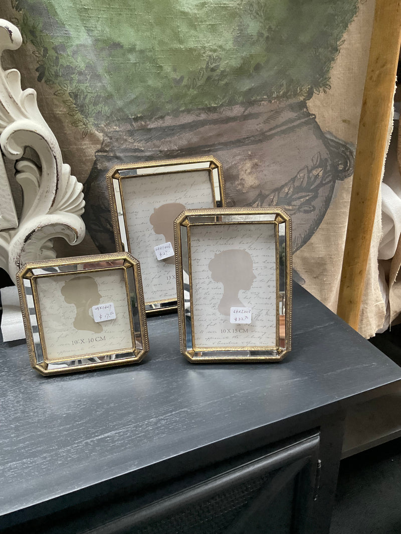Ella ORNATE 5x7 PHOTO FRAME Antique Antique  Gold Large