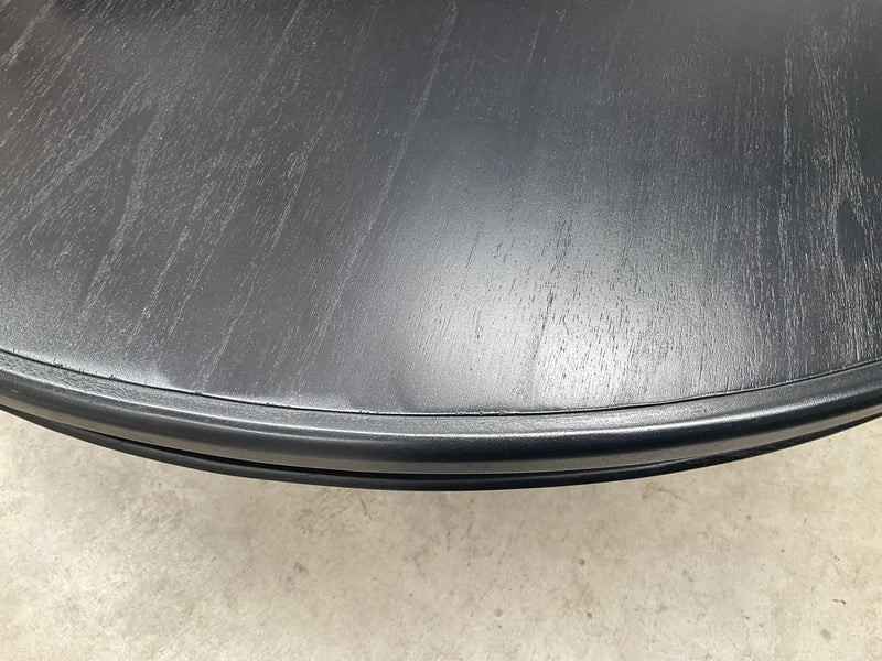 1.4M Round French Country Dining Table  Black