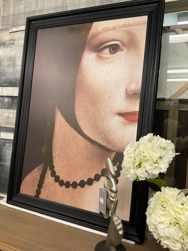 EVA  Canvas With Fancy Black Frame