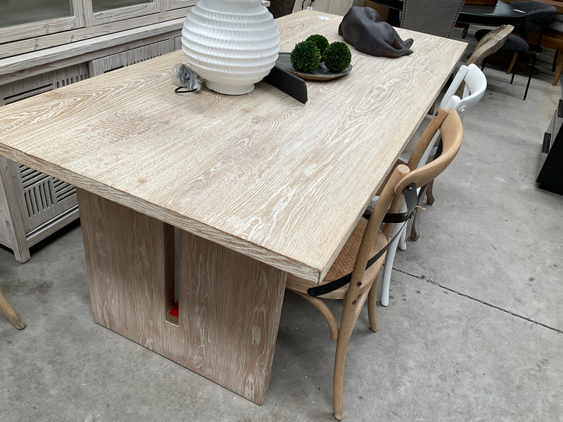 2.2M OAK Dining Table