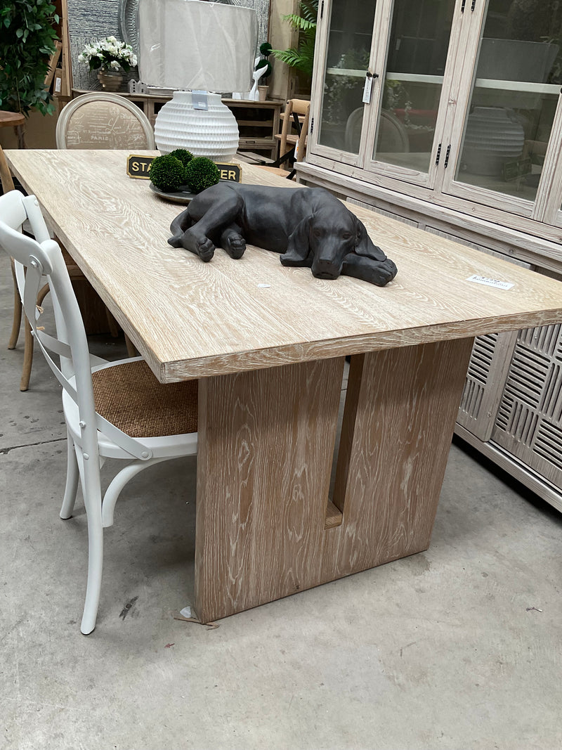 2.2M OAK Dining Table