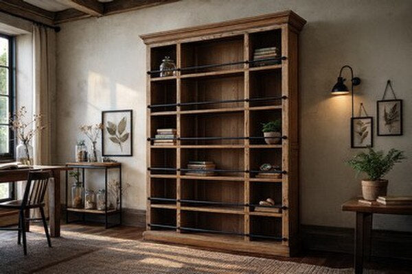 NOMAD BOOKCASE - RECLAIMED ELM