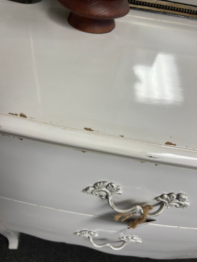 Polar White French Drawer Chest
