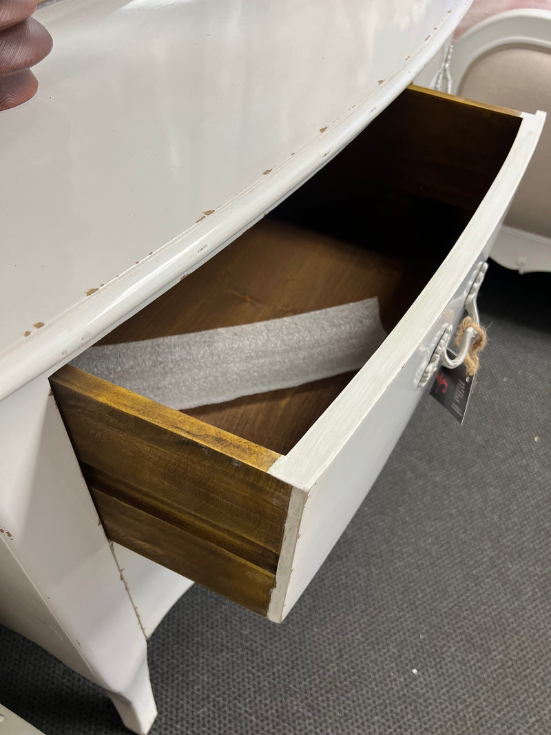 Polar White French Drawer Chest