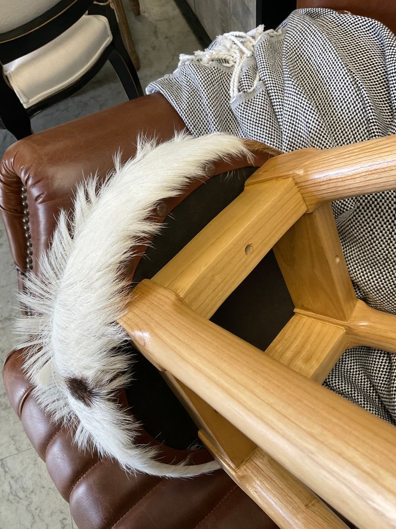 Rocko Cowhide Bar Stool Natural x3