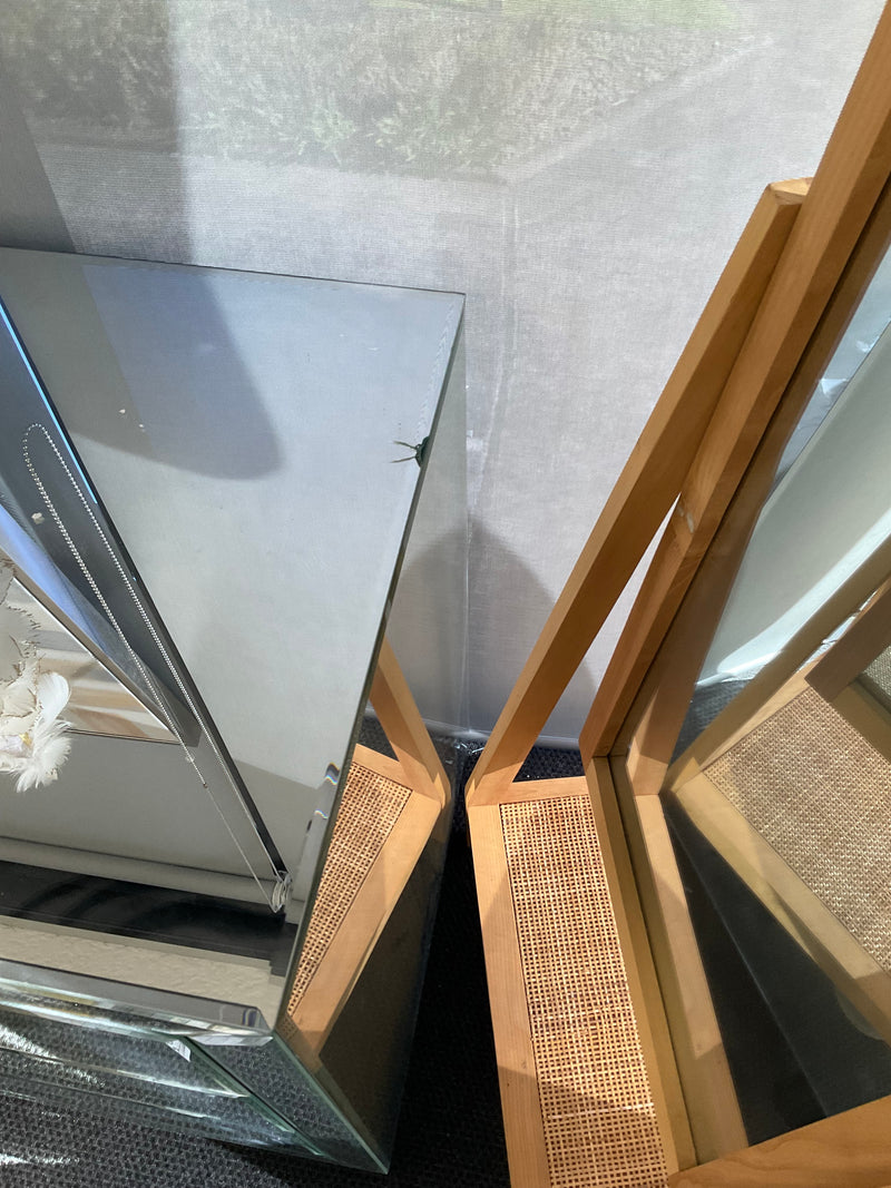 Warehouse Relocation Clearance/ Hollywood 1.73m Mirrored Chest of Drawer