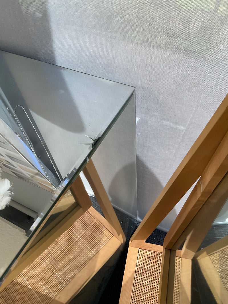 Warehouse Relocation Clearance/ Hollywood 1.73m Mirrored Chest of Drawer