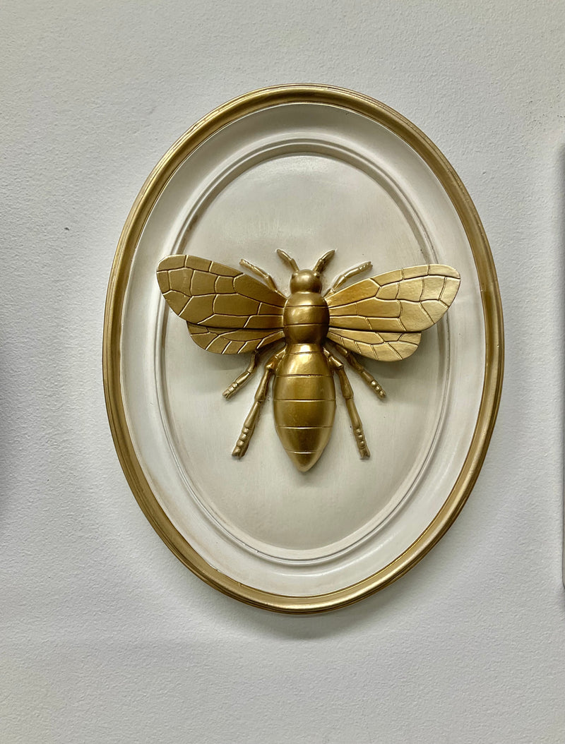 WALLART--BEE- BEIGE(26CM)