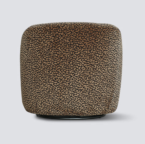 CROWN SWIVEL CHAIR - BROWN/BLACK