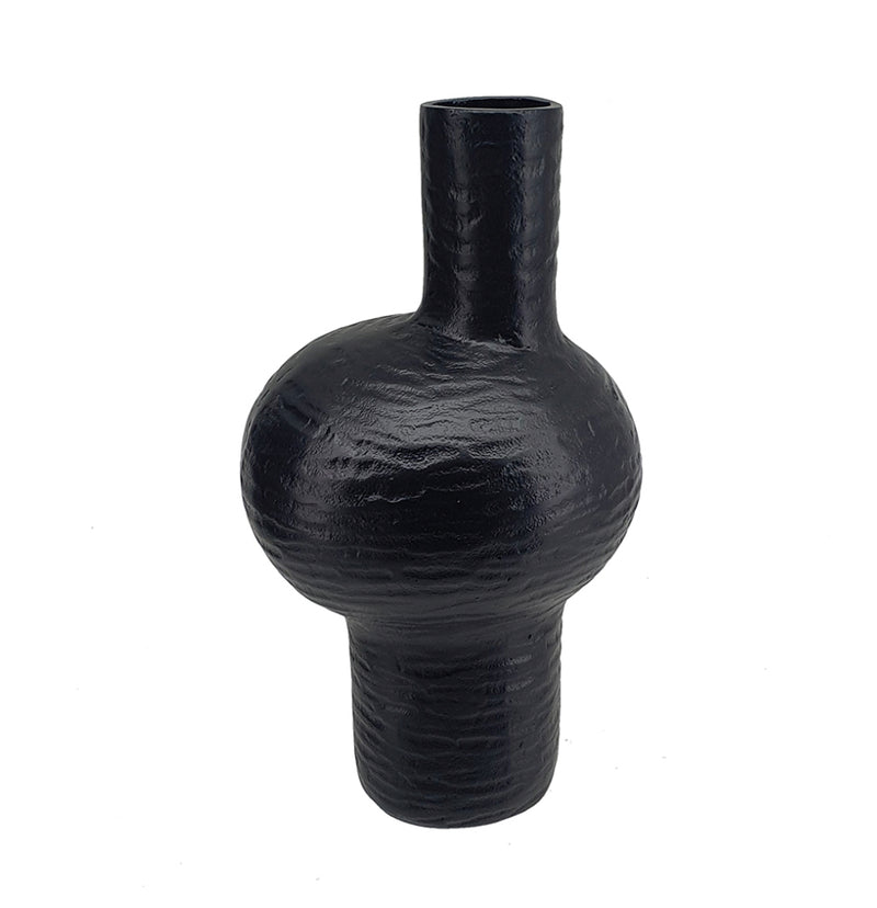 Aluminium Decorative Vase Black