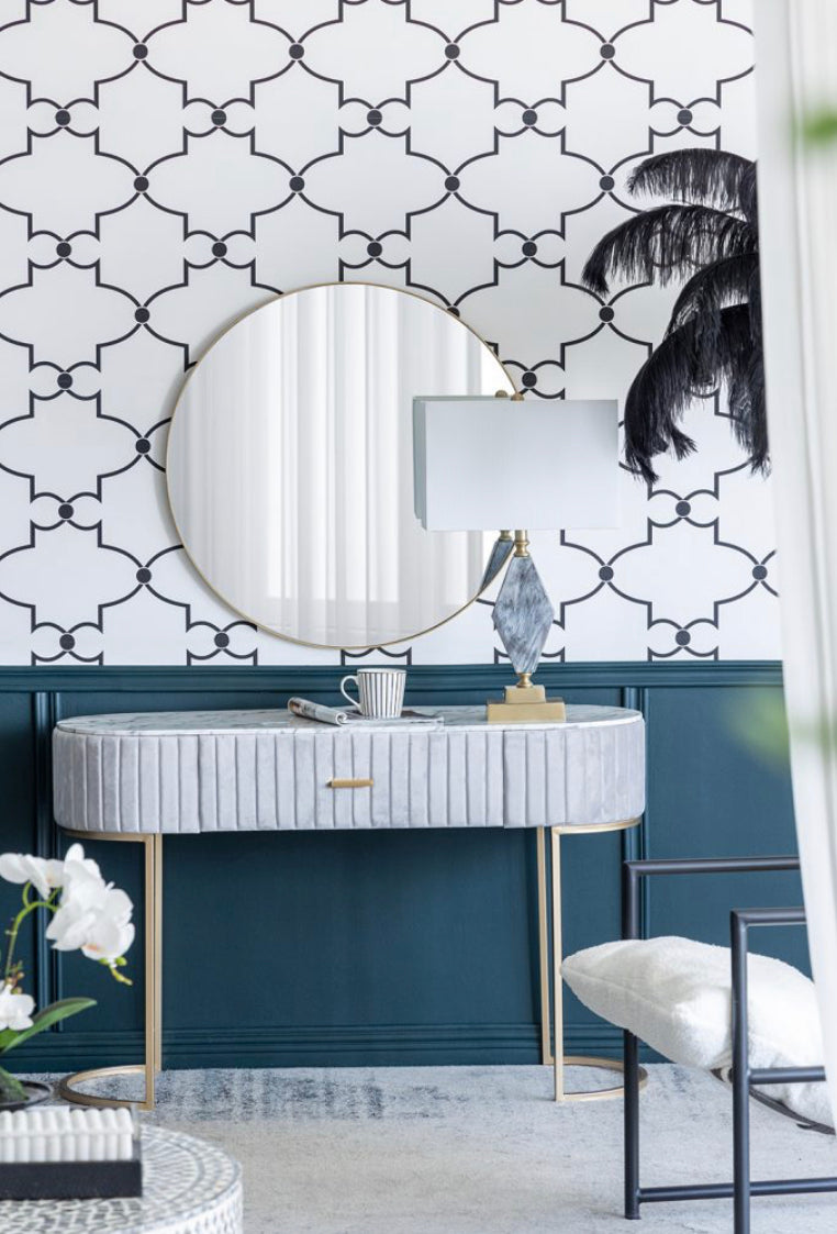 LAST ONE! Sakina Console Table/Velvet