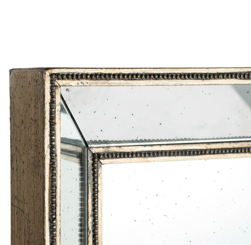 Antique Gold Rectangular Mirror