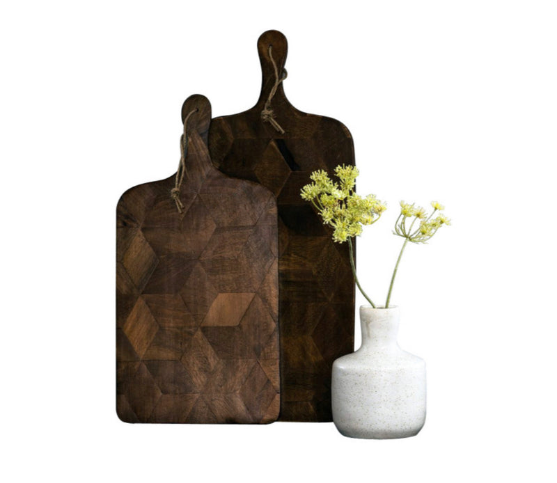 WOODEN CHOPPING BOARDS S/2