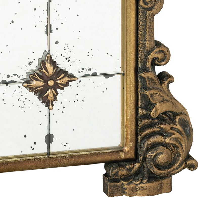 ANTIQUE GOLD WALL  MIRROR 1235x615