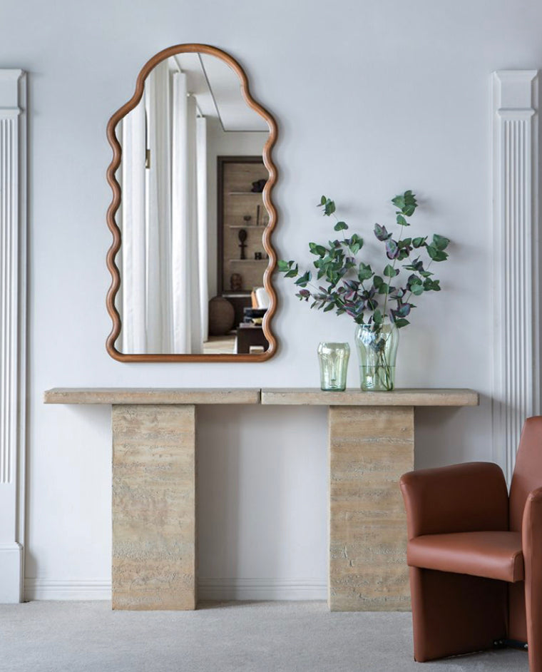 Cement Console Table Natural