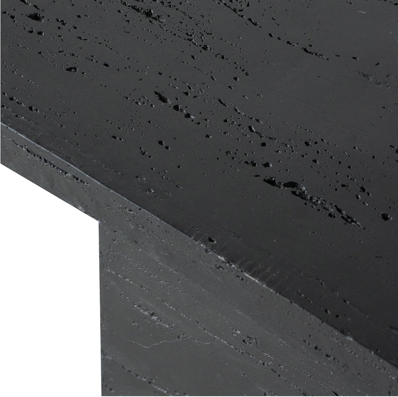 Cement Console Table Black