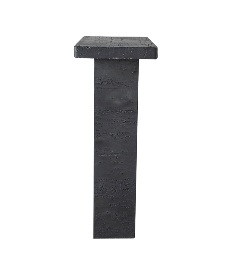 Cement Console Table Black