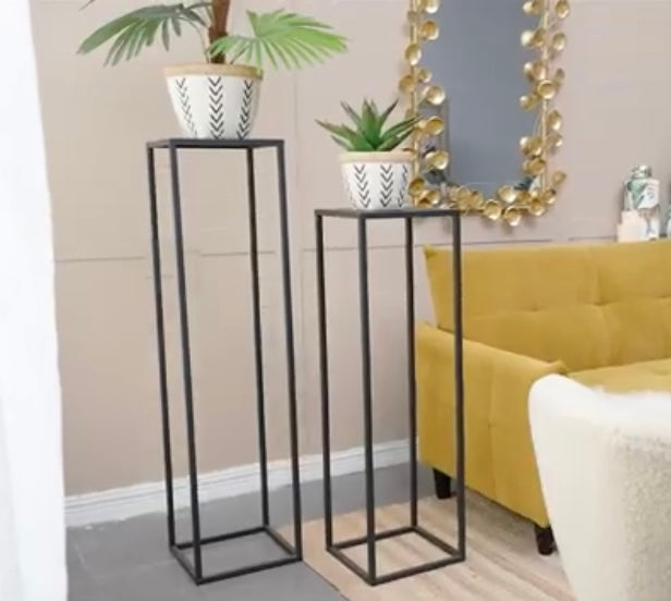 Metal Plant Stand S/2