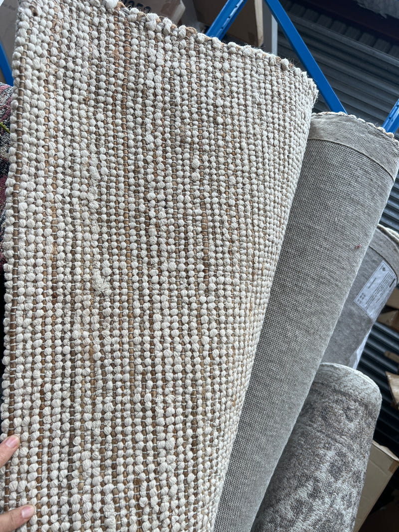 GRETNA RUG 200X300CM - NATURAL / IVORY