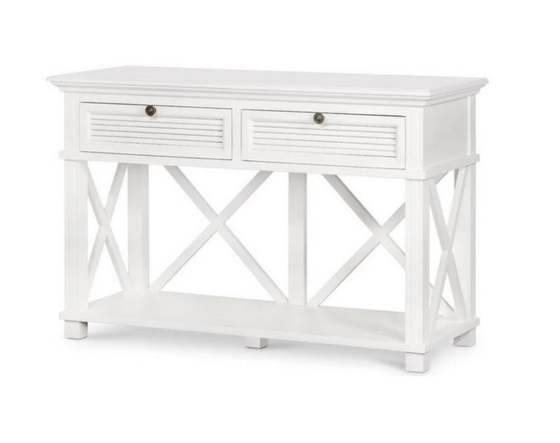 Hampton/ Coast White 2 Drawer Hall Table $300 off