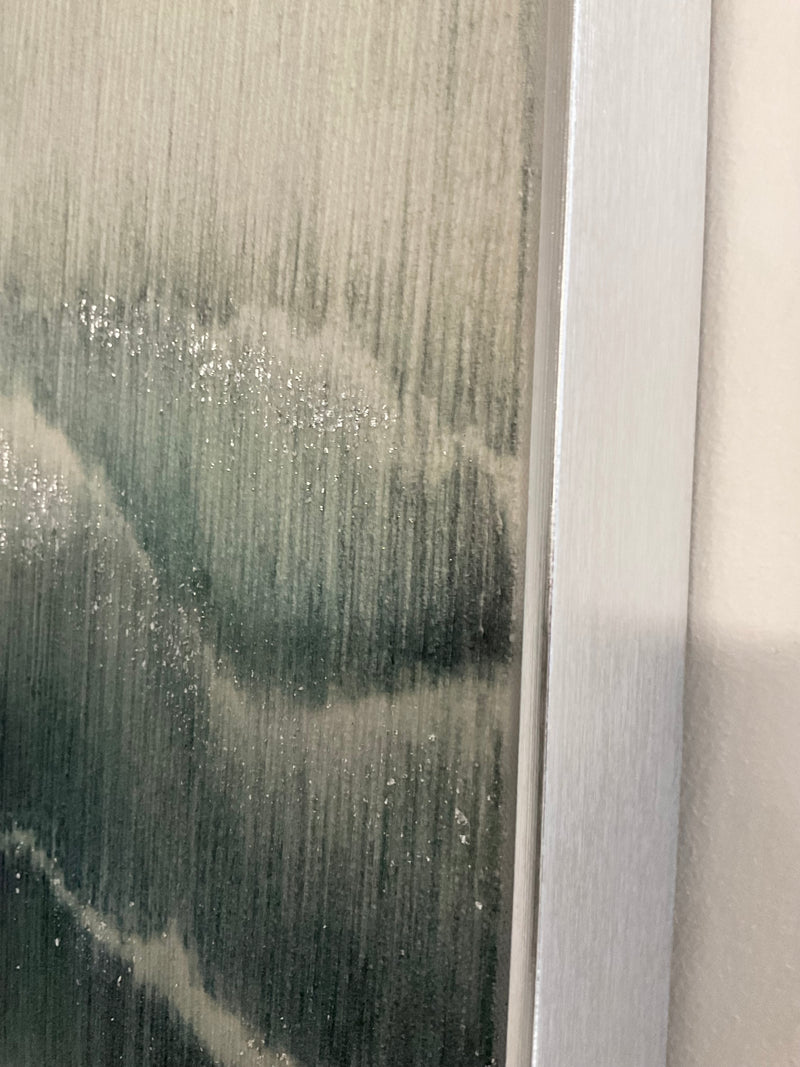 Ocean Wave II Framed Gesso Wall Art 102x82