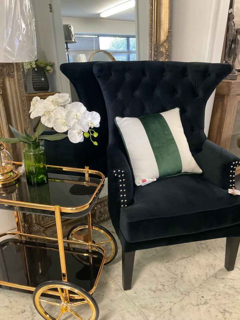 Cushion Velvet  Green—-Clearance