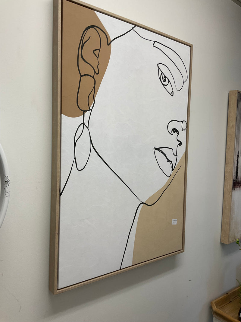 LOOKING AT YOU FRAMED CANVAS 630 X 930MM