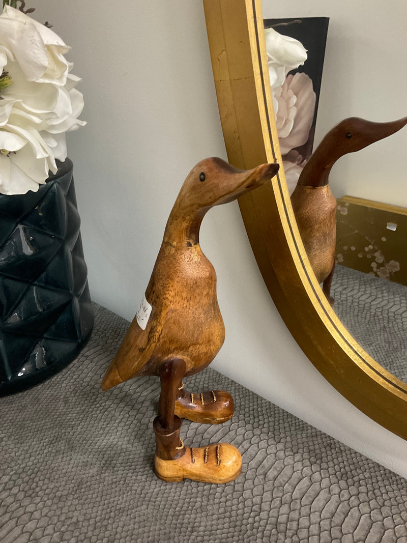 Hand Made Duck with Boots Small
